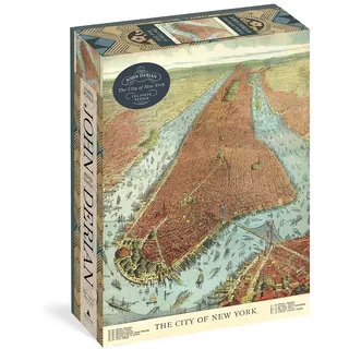 Workman Publishing John Derian Paper Goods: The City of New York 750-Piece Puzzle
