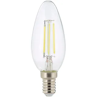 LED-Filament-Kerze, B35, E14, 470 lm, 4 W, 360°, 6.500 K