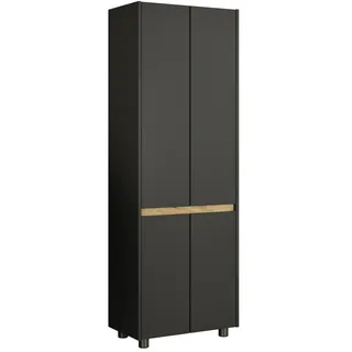 VCM Cosila Hochschrank 165 x 57 x 33 cm Braun Holz