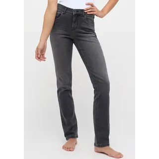 Slim-fit-Jeans ANGELS "Cici" Gr. 40, Länge 30, grau (grey used) Damen Jeans Röhrenjeans
