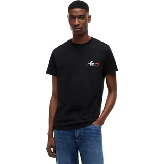 Tommy Hilfiger TJM SLIM FIT SIGN CHEST schwarz M