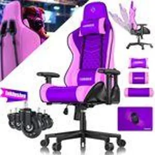 Kesser Gamingstuhl Kunstleder Rosa/Violett