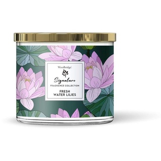 Woodbridge Duftkerze Duftkerze Fresh Water Lillies - 410g (Einzelartikel) lila