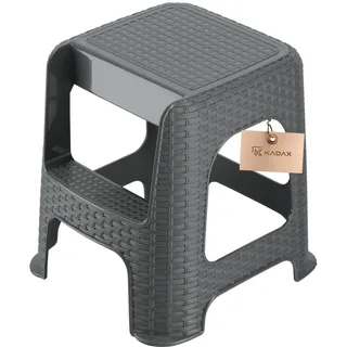 Kadax Hocker Kunststoff-Recyclingmaterialien 0 x 0 x 0 cm Grau