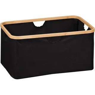 KESPER Aufbewahrungskorb aus Bambus 54 x 37 x 26 cm schwarz, braun