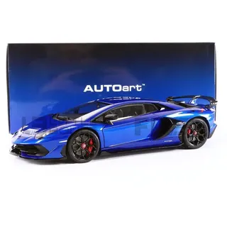 AUTOart Lamborghini Aventador SVJ 2019 blau metallic Modellauto 1:18