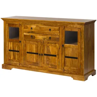 MASSIVMOEBEL24.DE Sideboard 181 x 50 x 100 cm Honig