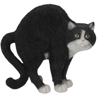 Dekofigur Katze schwarz  28,5 x 15,5 x 31,5 cm