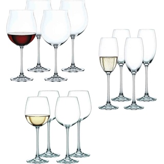 Nachtmann Vivendi Rotwein Weißwein Champagner Gläser-Set 12-teilig