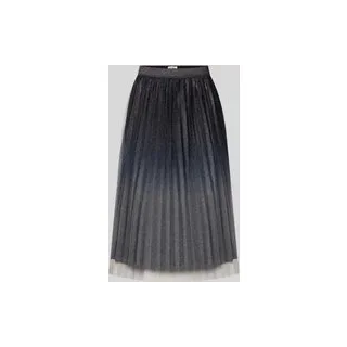 Midirock mit Kellerfalten Modell 'NILPA', Black, XL