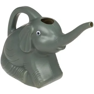 Out of the Blue Gießkanne Gießkanne Elefant 2 L Kunststoff rosa o. grau 29x11x20 cm, leichtes, kinderfreundliches Design grau