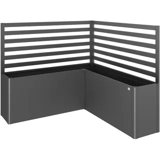 Biohort Rankgitter für Pflanzbeet Belvedere mit L-Form (2 Stück; für Gr. L100, L150, L200) Belvedere Gr. L200 (MINI, MIDI und MAXI) dunkelgrau-metallic