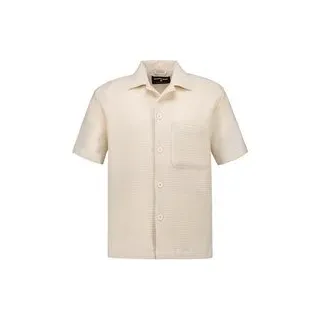Strellson Herren Hemd beige Baumwolle, beige, Frühjahr/Sommer 2025