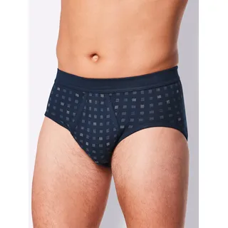 SCHIESSER Slip kariert blau XL 2er Pack