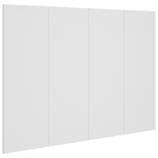 vidaXL Kopfteil 120 x 1,5 x 80 cm Weiß