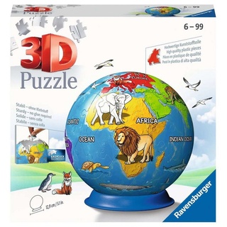 Ravensburger 3D-Puzzle 72 Teile Ravensburger 3D Puzzle Ball Kindererde 11840, 72 Puzzleteile