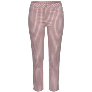 LASCANA 7/8-Jeggings Damen mauve-weiß-gestreift