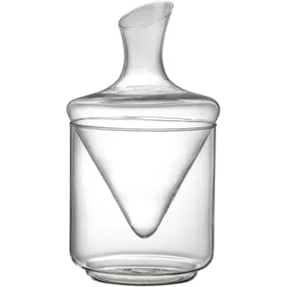 CIWEI Karaffe Set Karaffe mit EIS KüBel Bleifreies Kristall Glas Geblasen Hand Perfekt für Haus Bar und Partys