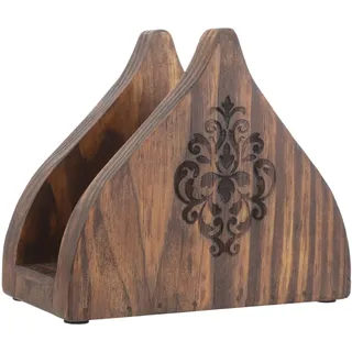 Serviettenhalter für Tisch Weihnachten Feier Rustikaler | Serviettenhalterständer mit Glatter Oberfläche, Rutschfester Basis, für Küche und Essbereich, Einfache Form