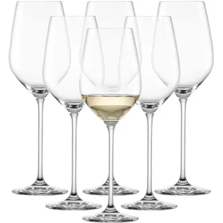 SCHOTT ZWIESEL Weißweinglas Fortissimo (6er-Set), elegante Weingläser für Weißwein, spülmaschinenfeste Tritan-Kristallgläser, Made in Germany (Art.-Nr. 112492)