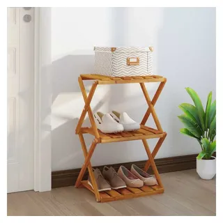 vidaXL Bücherregal Klappregal 43 x 31 x 63 cm Braun