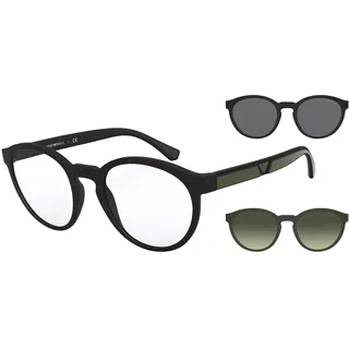 Emporio Armani Herren Sonnenbrillen EA4152, 50421W, 52 - 52 (M)