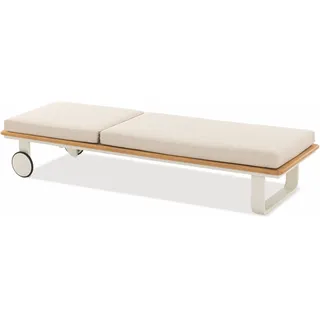 Niehoff Sonnenliege 206 x 70 x 41 cm Ivory