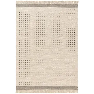 benuta pop Wollteppich Bahati Schwarz/Weiß 120x170 cm