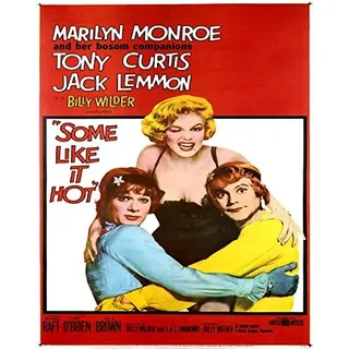 Some Like it hot - Marilyn Monroe - Poster cm. 30 x 40