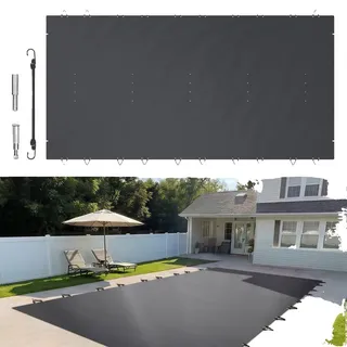 Vevor Poolabdeckung Grün 3,66x7,62 m