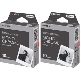 INSTAX Square Film Monochrome (Packung mit 2)