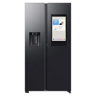 Samsung RS90F67BEFEF Side-by-Side (614 l, 1784 mm hoch, Schwarz)