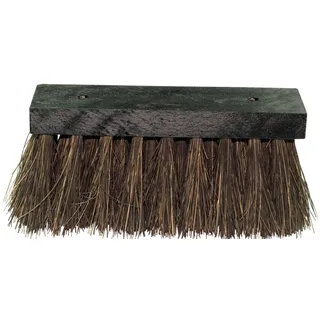 Redecker Kamingarnitur Ersatzbürste 4 x 12 cm Schwarz