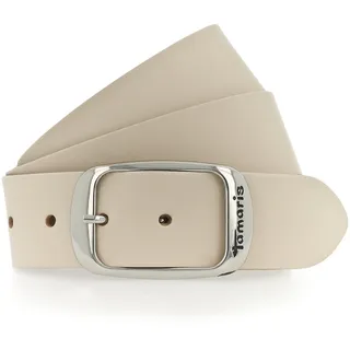TAMARIS Damengürtel Leder beige 110 cm