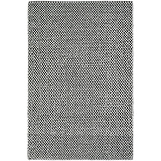 Linea Natura Handwebteppich, Silber, Textil, Struktur, quadratisch, 120x170 cm, für Fußbodenheizung geeignet, Teppiche & Böden, Teppiche, Moderne Teppiche