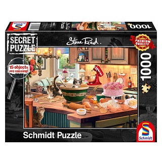 Schmidt Secret Puzzle Am Küchentisch Puzzle, 1000 Teile