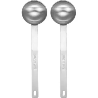 Einzelne Messlöffel, 4 Teelöffel (1 Und 1/3 El), 1 Teelöffel, 1 Esslöffel, 1 Kleiner Quadratischer Messlöffel Aus Edelstahl 304 Mit Langem Griff.