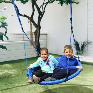 Gartenschaukel Für Kinder Von 3 Bis 8 Jahren, Für Drinnen Und Draußen Geeignet, 100 X 180 Cm, Maximale Belastung 100 Kg