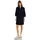Midikleid Unifarben Blau 36