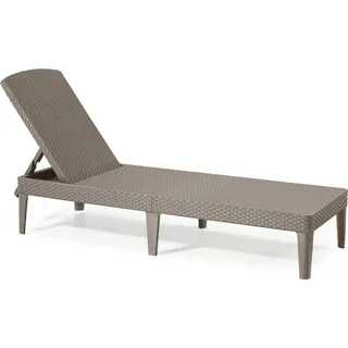 KETER Allibert Sonnenliege Jaipur 187 x 58 x 29 cm cappuccino/braun 