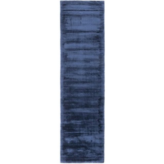 Morgenland Viskose Teppich - Chester - blau - 300 x 80 cm - läufer