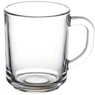Pasabahce Teeglas 2er Teeglas mit Henkel Tee Griff Teegläser Trinkgläser Wassergläser Becher transparent