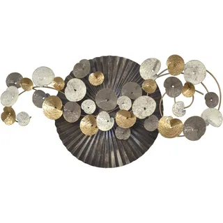 Pajoma Wanddekoobjekt PAJOMA "Wanddekoration", braun, B:120cm H:58cm T:9cm, Metall, Wanddekoobjekte, Großes Wandobjekt aus Metall
