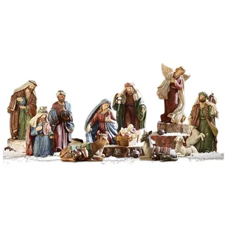 Mirabeau Krippe Krippenfiguren 11er Set Christi bunt, none bunt