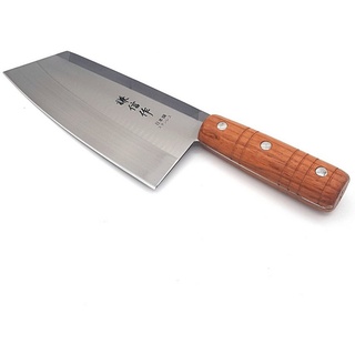 Haller Messer Kochmesser Chai Dao Chinesisches Hackmesser Küchenmesser, rostfrei braun