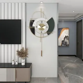 Moderne Wanduhr, Geräuschlose Wanduhr, Dekorative Große Minimalistische Wanduhr Im Nordischen Stil