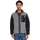 Fleecejacke Grau/Schwarz XXL