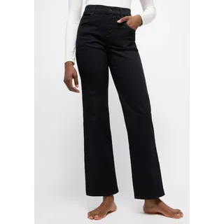 Angels Jeans Lara mit weitem Bein in Schwarz-D42 / L30