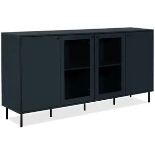 Finori Sideboard 180 x 90 x 40 cm Navy Blau
