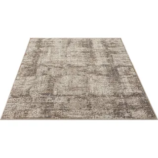Teppich »Selin«, rechteckig, dezenter Glanz, Schrumpf-Garn-Effekt, im Vintage-Look, dichte Qualität, 15814949-6 braun 9 mm